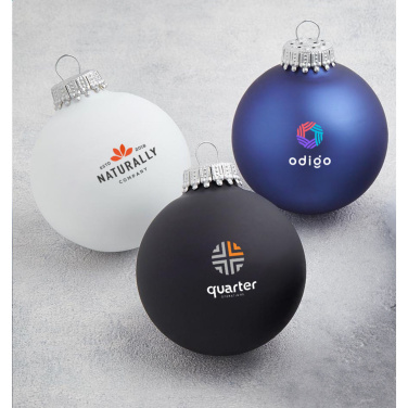 Logo trade promotional products picture of: Christmas Bauble Ø 6 cm - set of 4 - Made in Europe